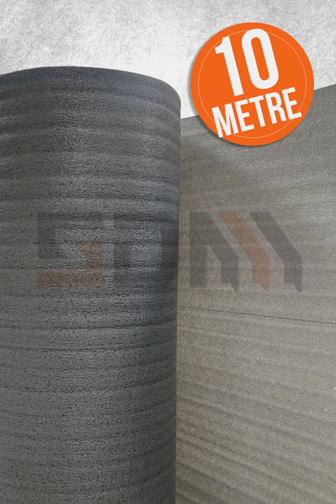 10 Metre 3mm Kalın Tabak Arası Bardak Sarma Cam Sarma Şiltesi Taşınma Ambalaj Malzemesi Gri 30 Cm