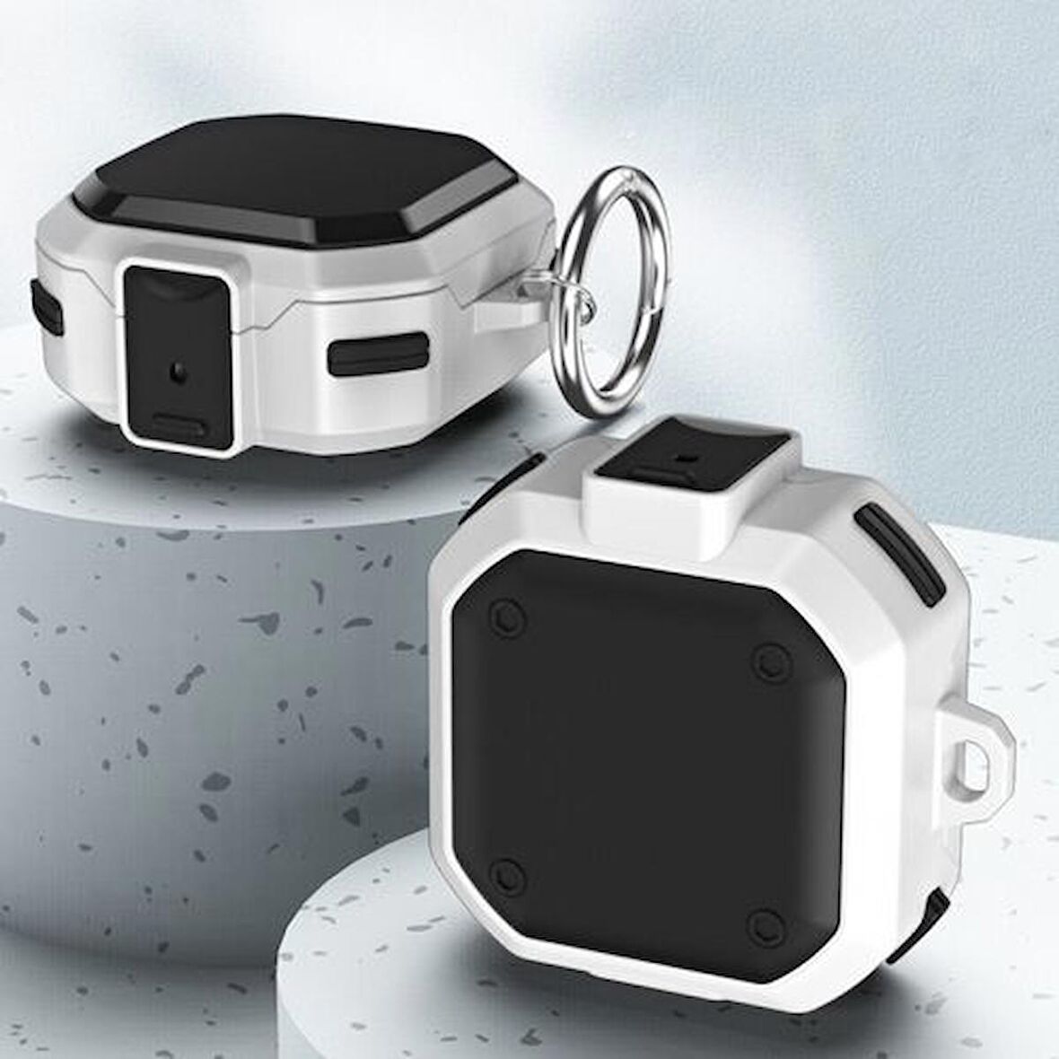 Gpack Samsung Galaxy Buds FE Kılıf Tank Çift Renk Koruma SF11