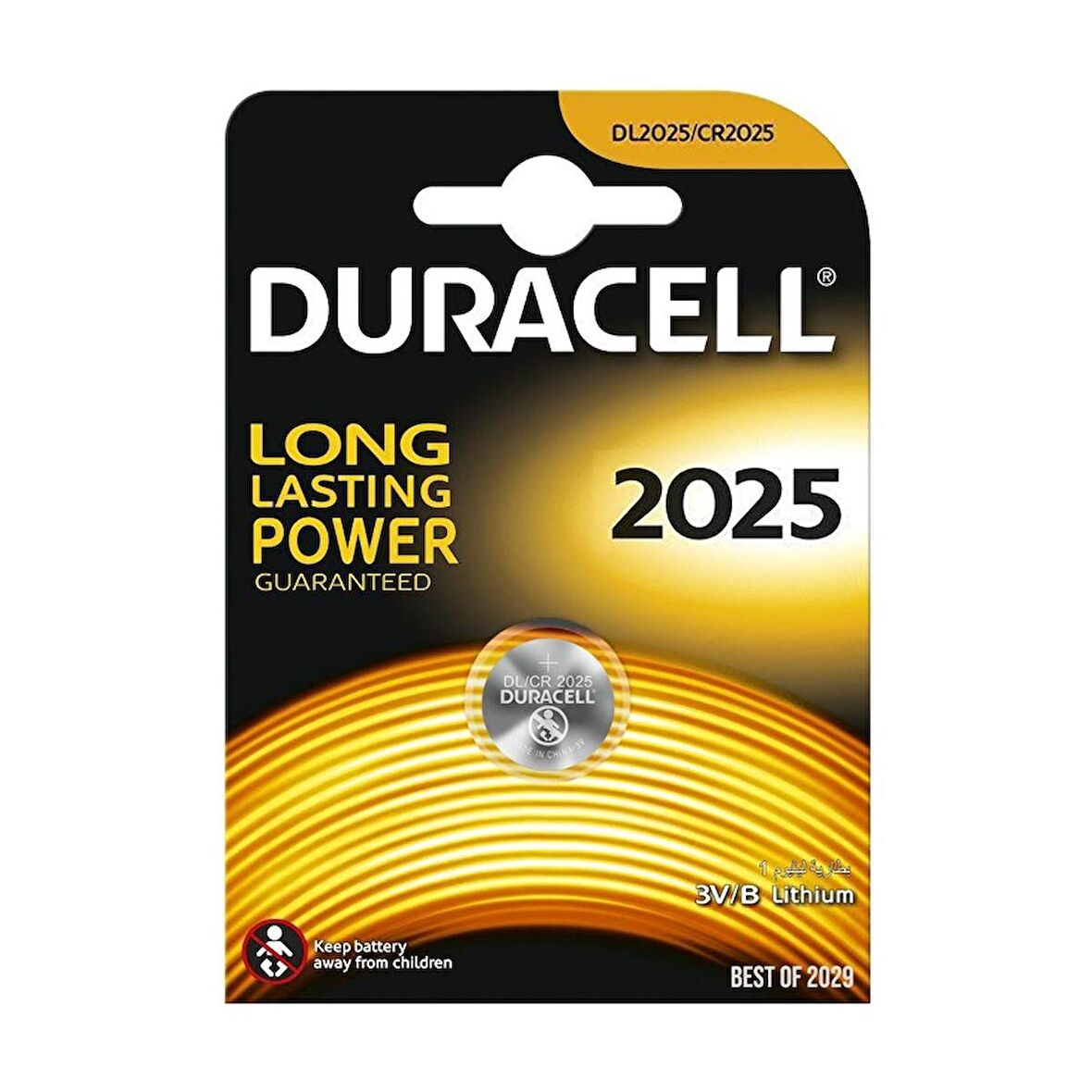 Duracell Para Pil CR 2025     ( Tek Li Paket )