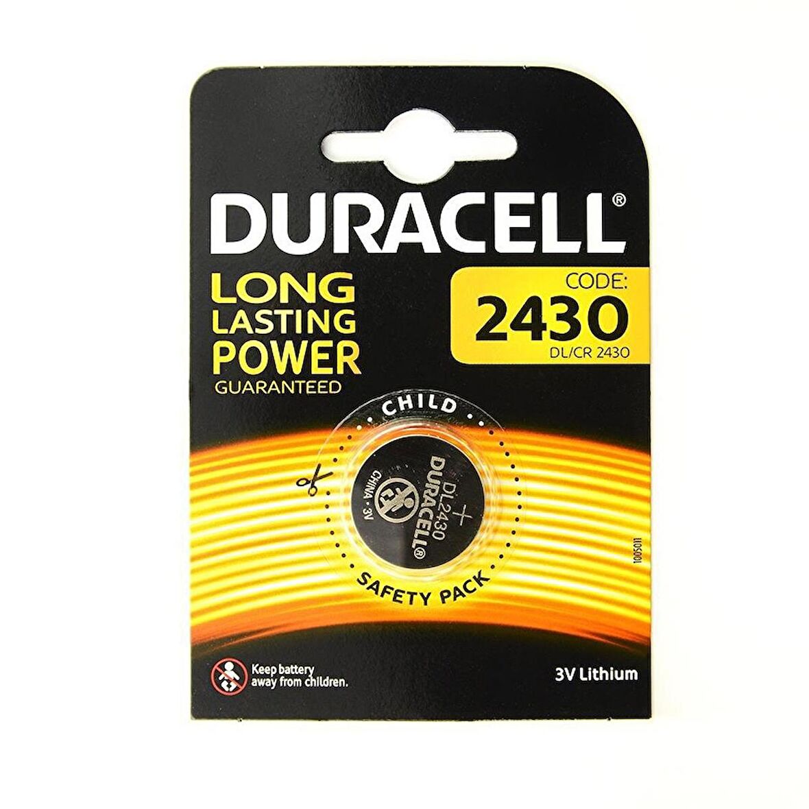 Duracell Para Pil CR 2430     ( Tek Li Paket )