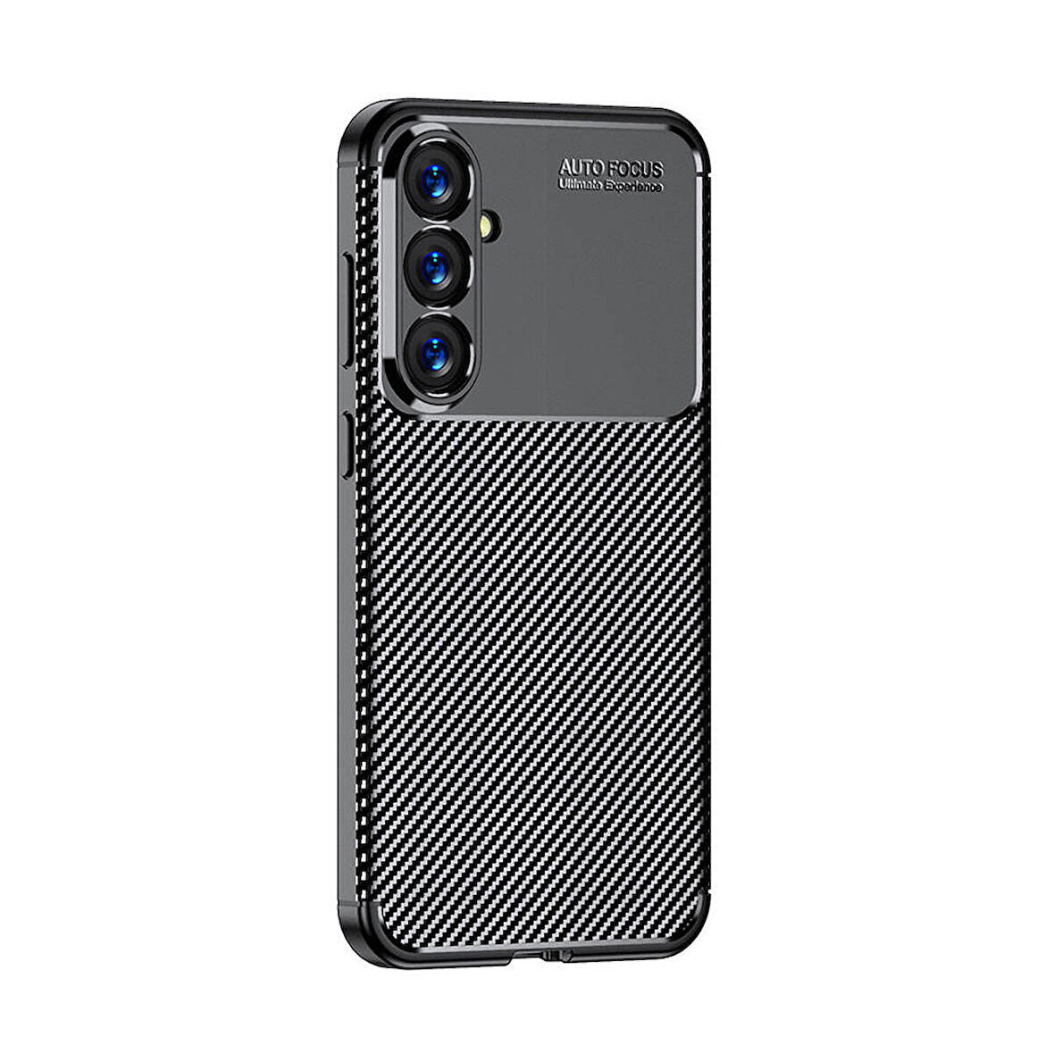 Gpack Samsung Galaxy S23 FE Kılıf Negro Karbon Kamera Korumalı Silikon Lüx