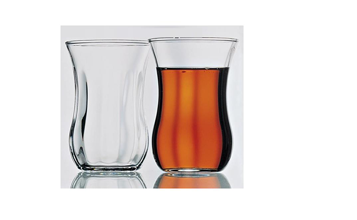 Paşabahçe 42021 optikli çay bardağı 2X12=24 lü çay bardak