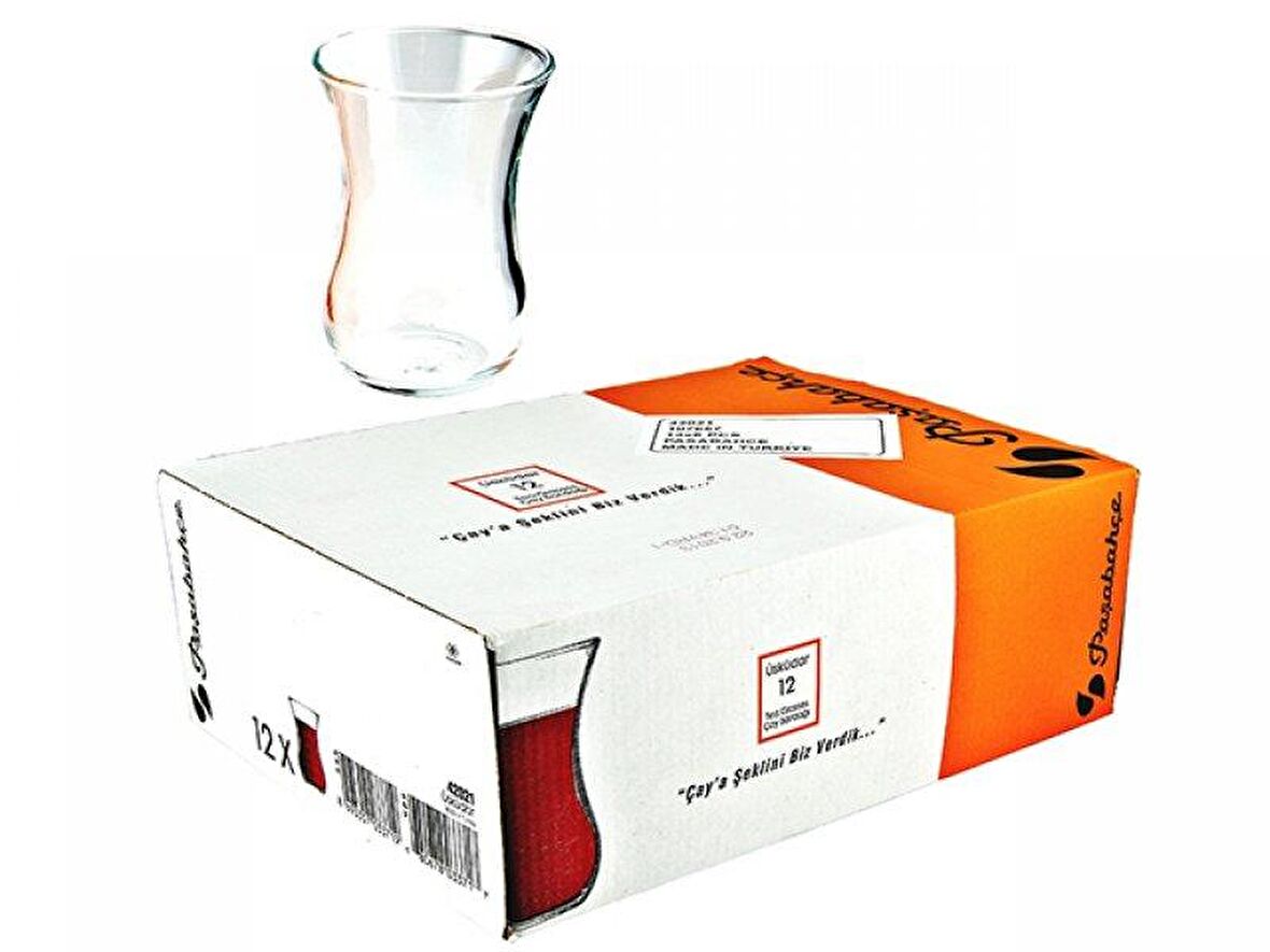 Paşabahçe 42021 optikli çay bardağı 6X12=72ad çay bardak