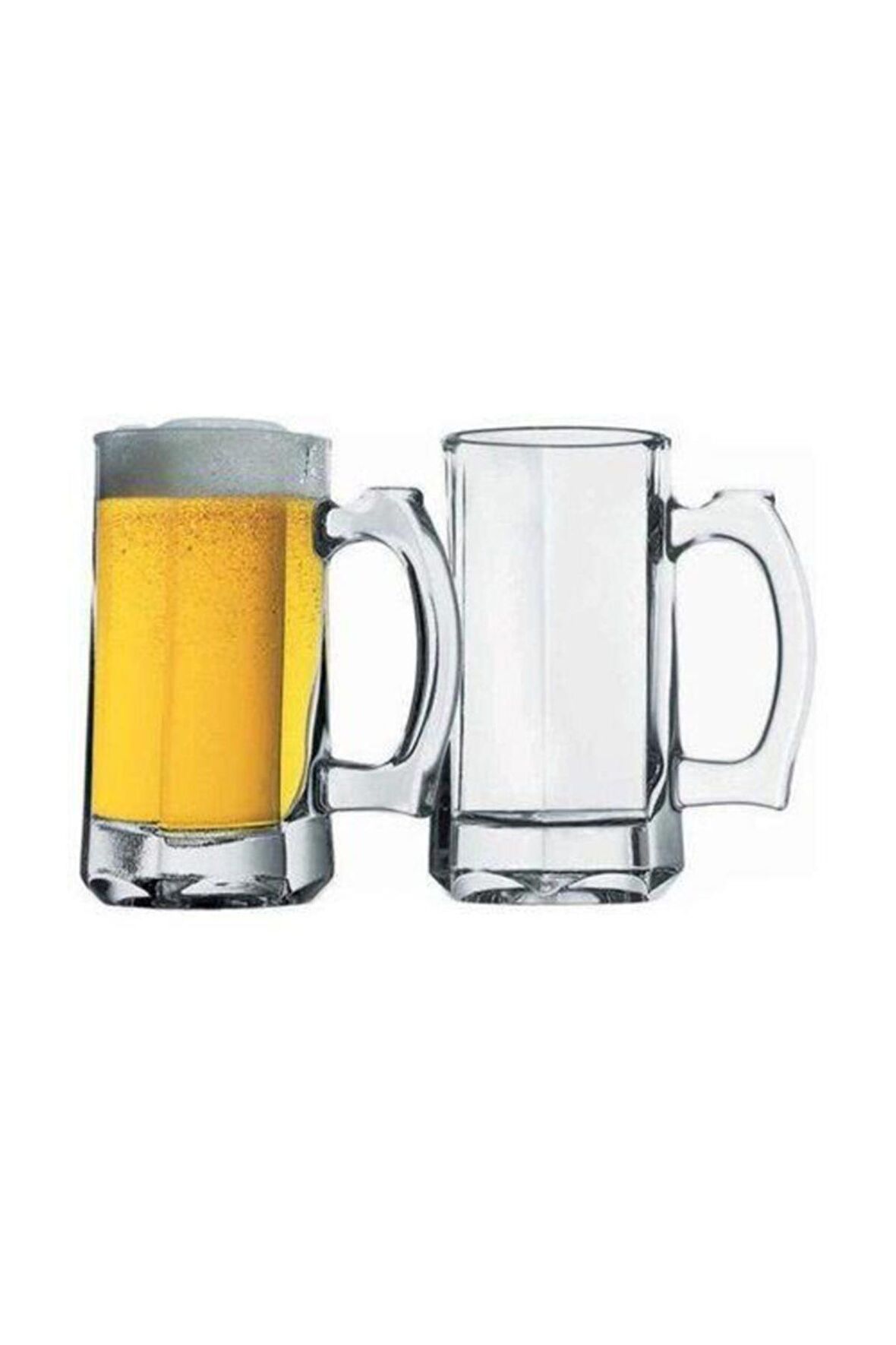 Paşabahçe pub bira bardak - kulplu bira bardağı 6 lı 55039