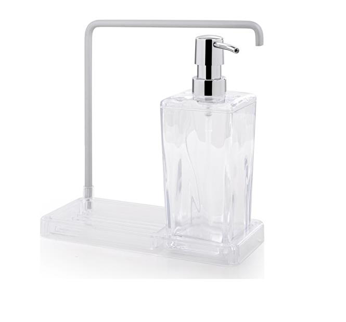 Primanova luna süngerlikli askılı mutfak sıvı sabunluk dispenser şeffaf