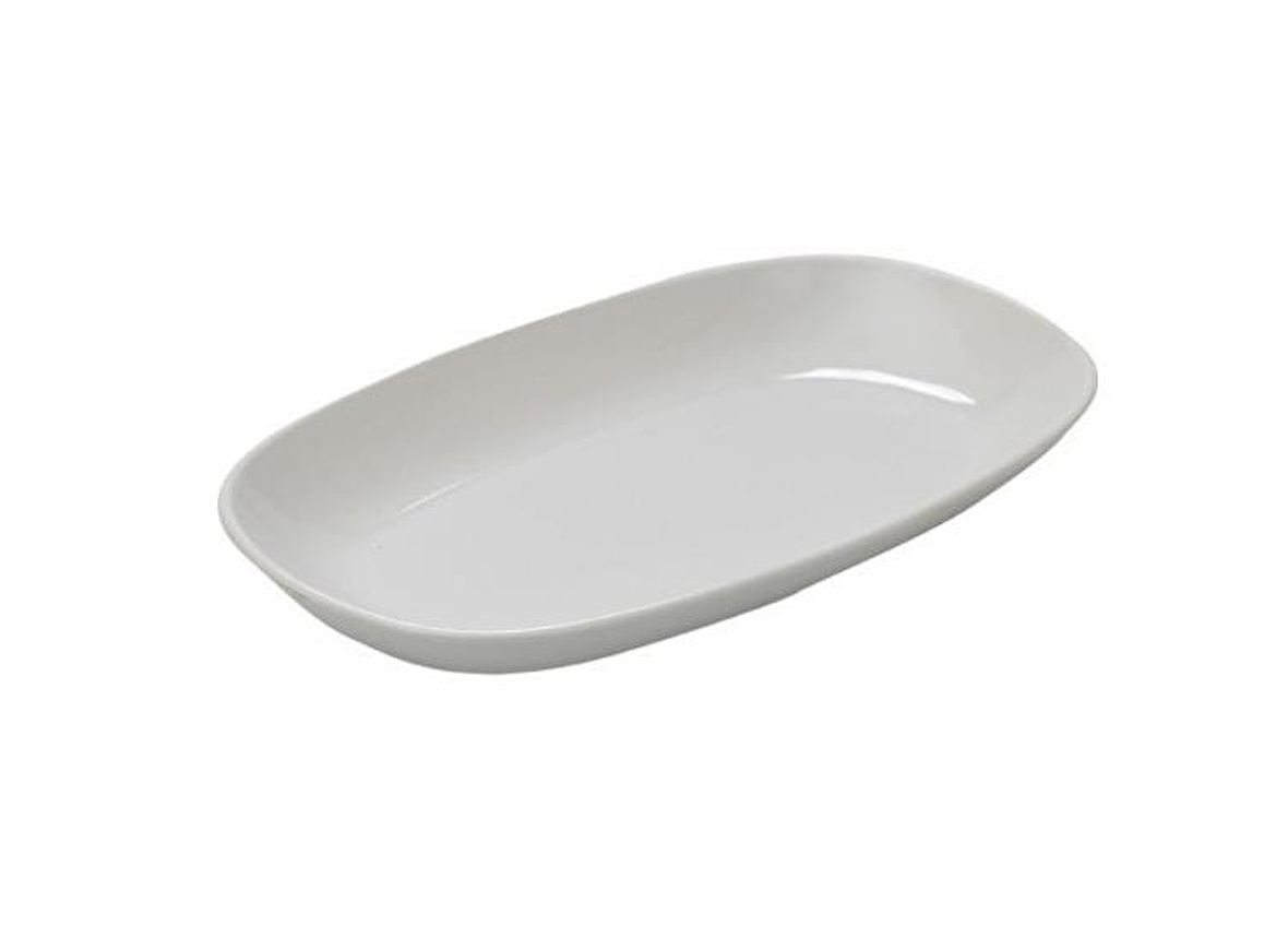 Emr melamin kayık tabak - 6 lı kayık tabağı 29 cm. kırılmaz melamin