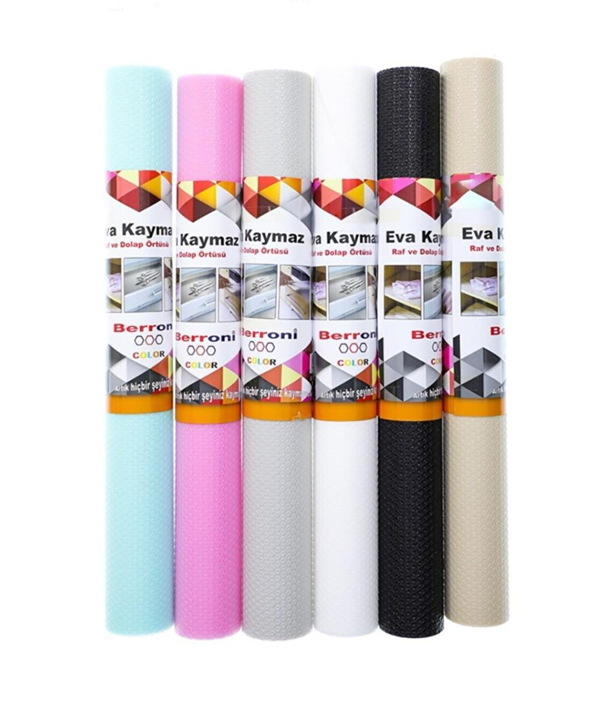 Kaydırmaz raf örtüsü - siyah dolap içi kaymaz örtü raflık 45cm*X5 mt.