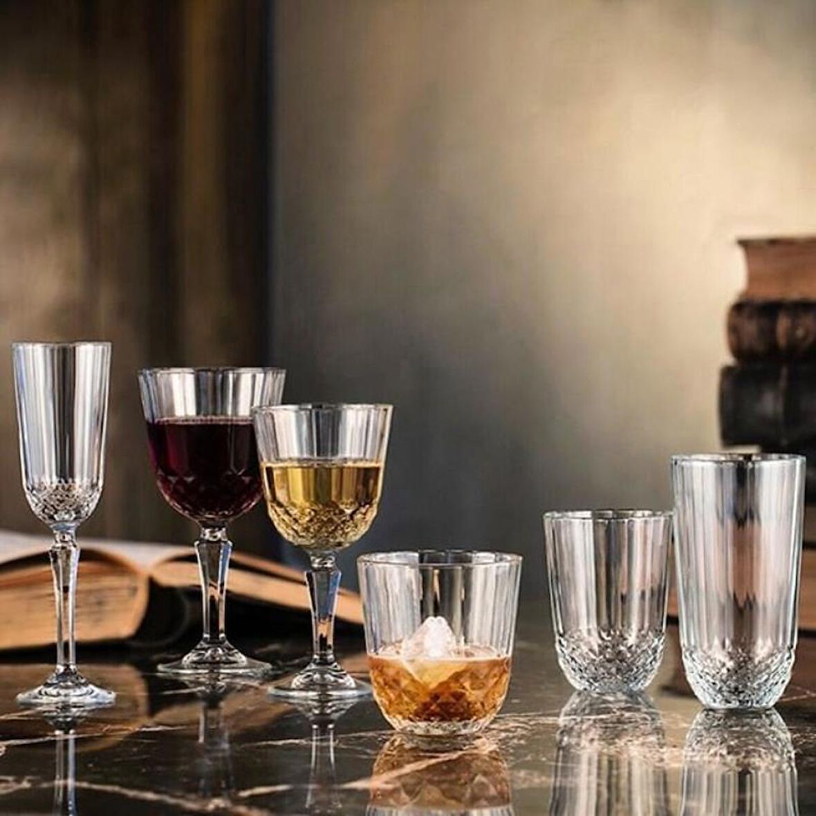 Paşabahçe su bardak  seti diony kadehli su bardağı takımı 36 parça 