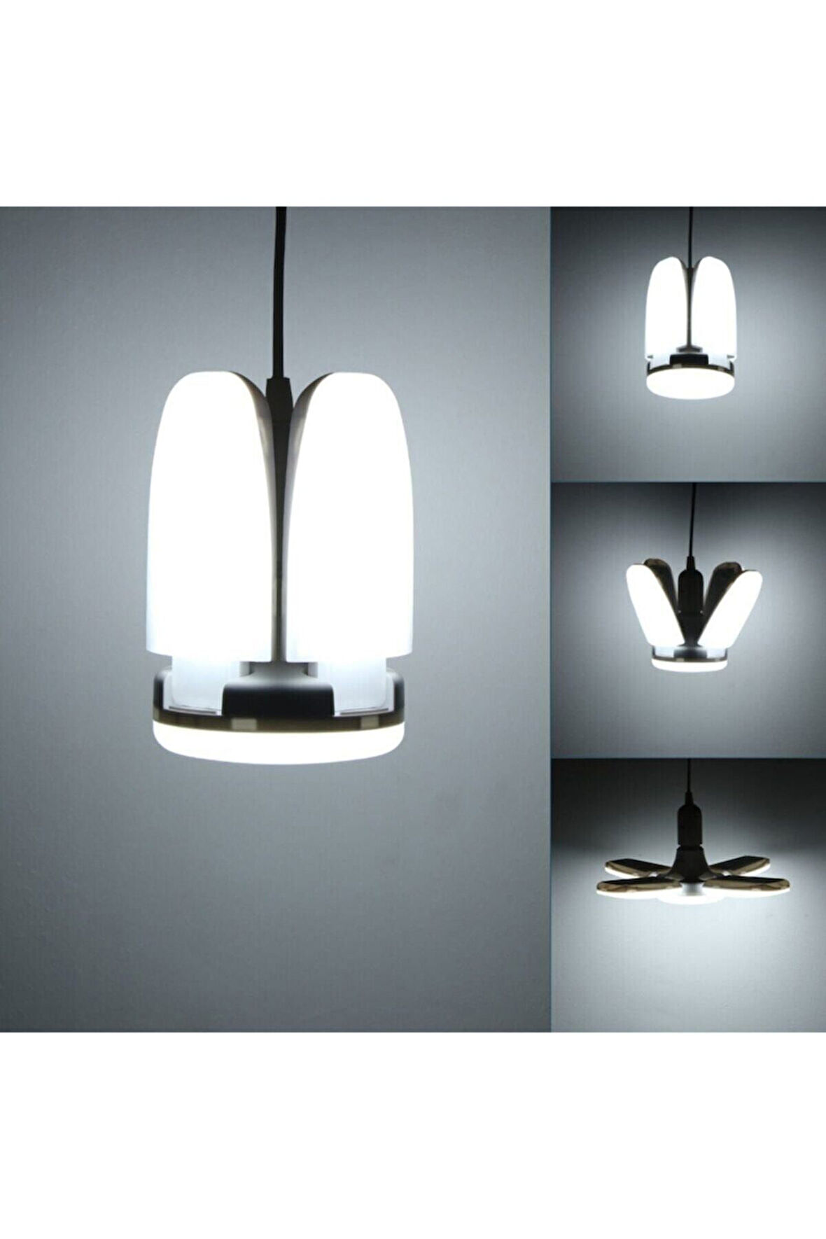 fugo 4+1 led ampul 27w pervane led ampül beyazx (2 adet)
