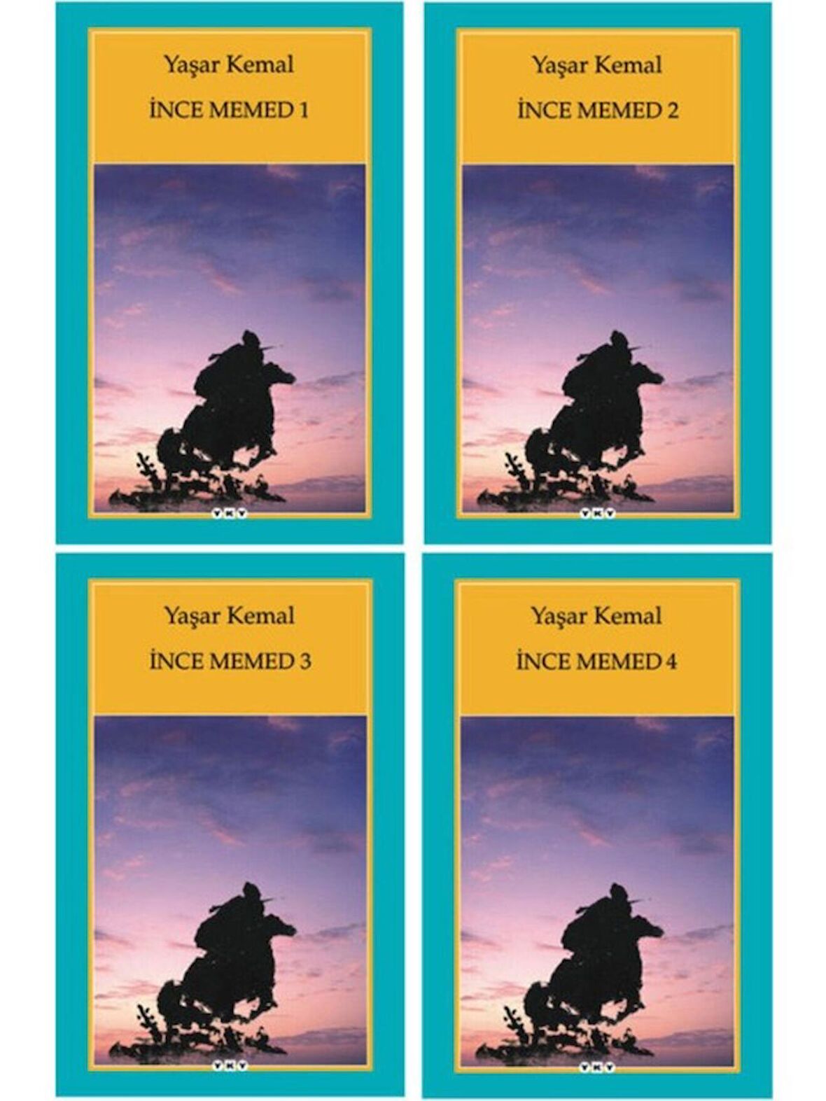 Yaşar Kemal Ince Memed Serisi 1-2-3-4 Set