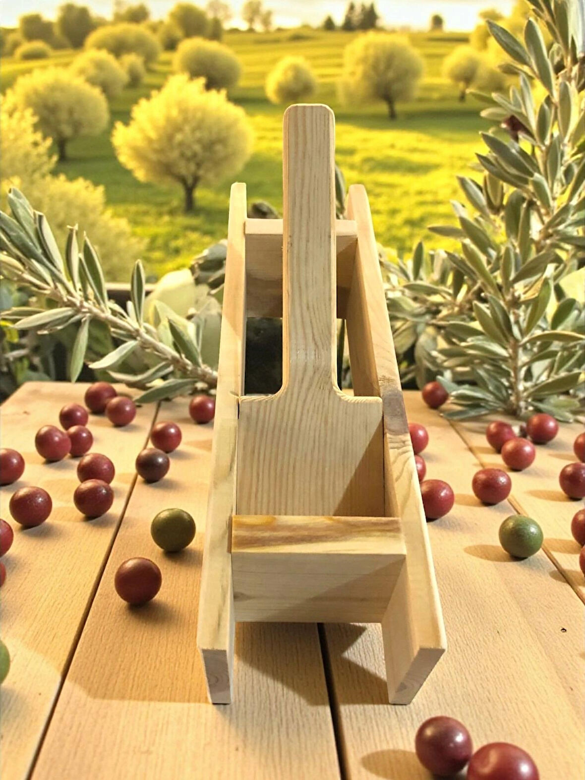 Ahşap Zeytin Kırma Aparatı