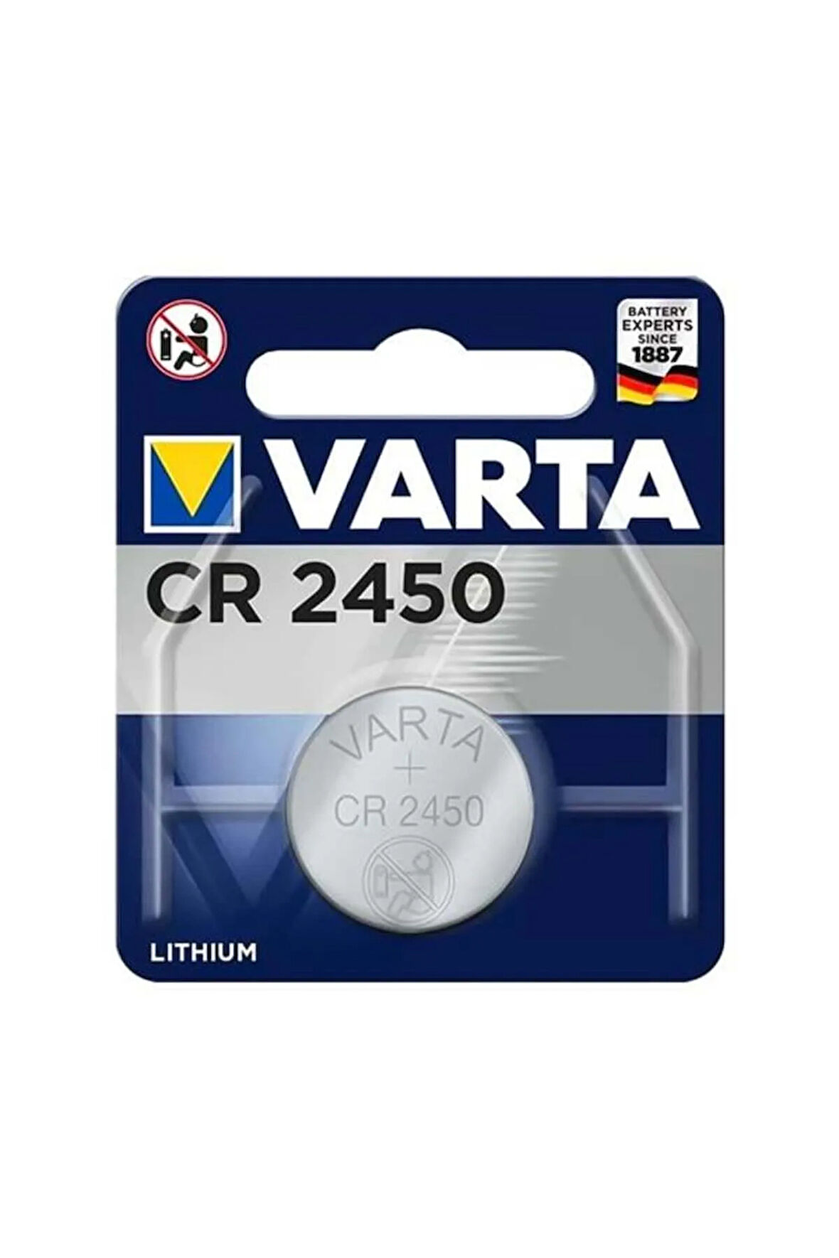VARTA CR2450 3 VOLT LİTYUM PİL TEKLİ