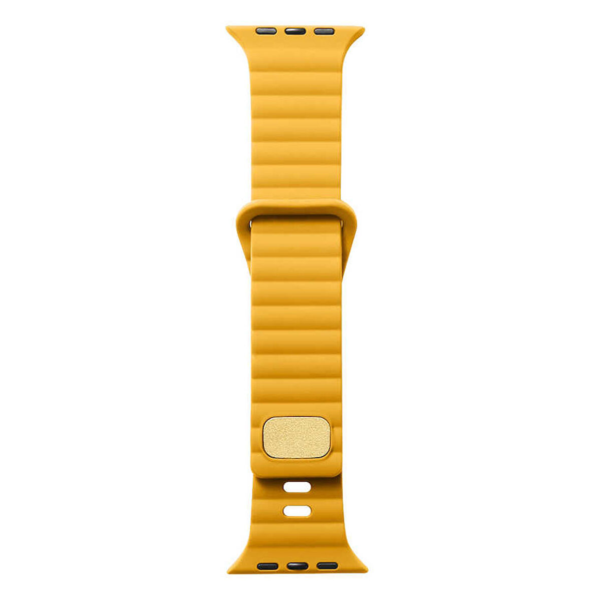 Gpack Apple Watch 9 41mm Kordon Silikon Metal Tokalı Ayarlanabilir KRD73