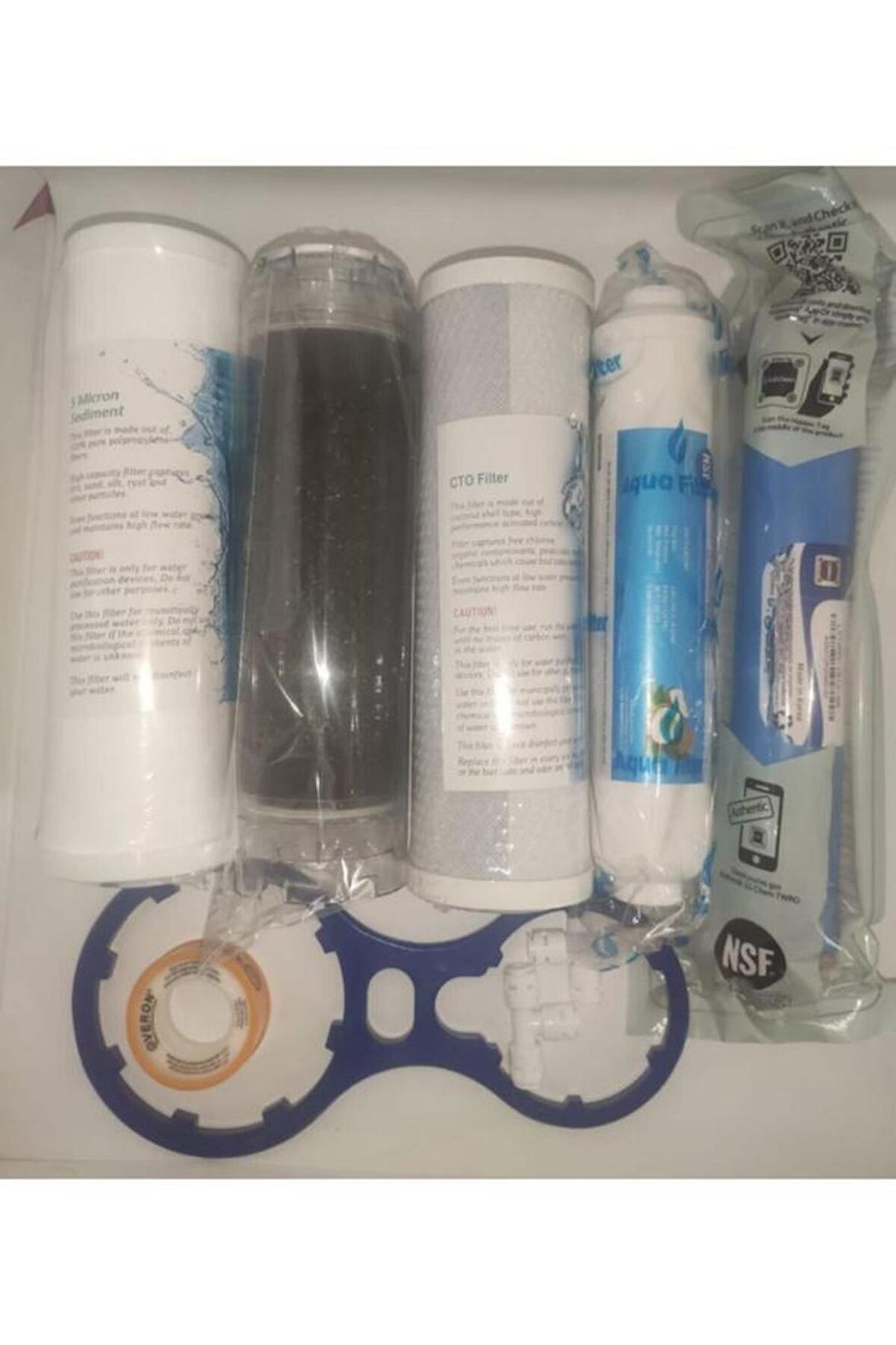 Su Arıtma Filtresi Ihlas Aura Cebilon Compact Su Arıtma Cihazı Filtre Seti 5'li