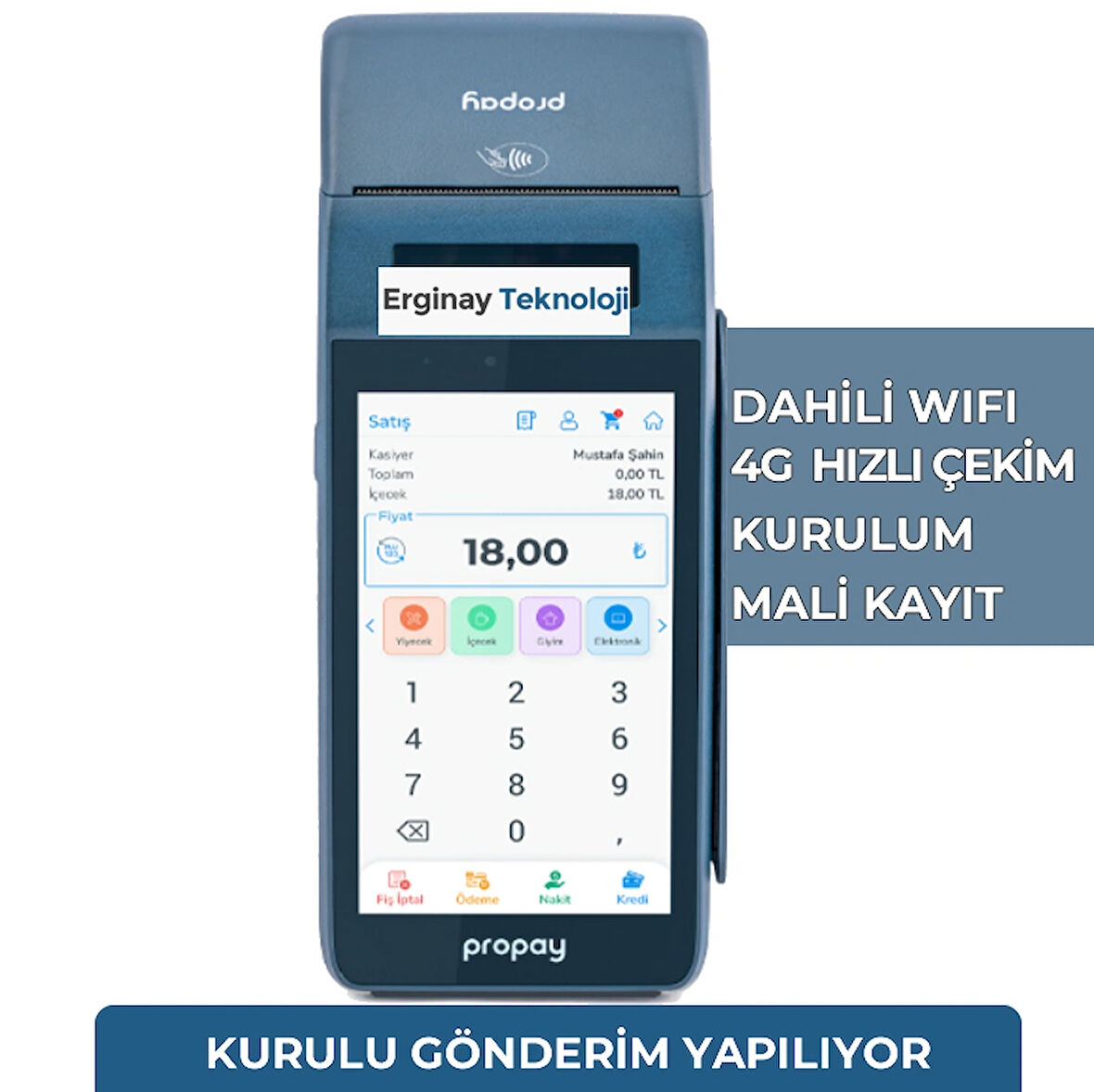 Propay P1000 Yazar Kasa Pos 