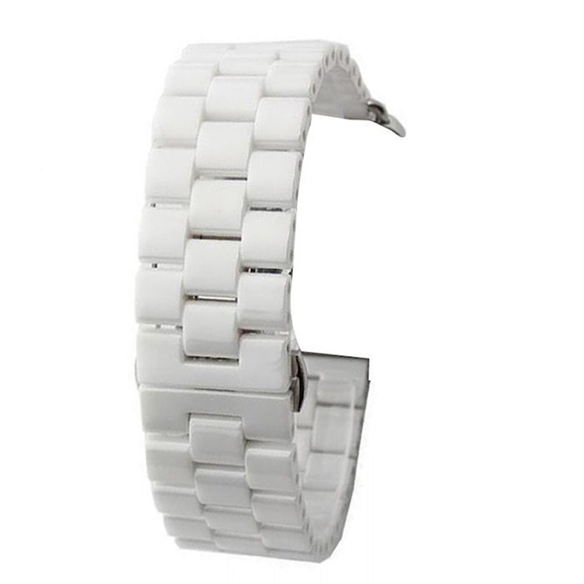 Gpack Apple Watch 9 45mm Kordon Parlak Seramik Kaplama Metal ZR