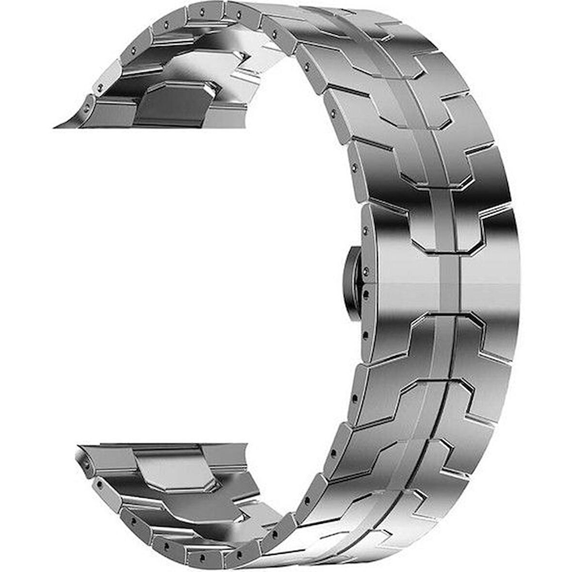 Gpack Apple Watch SE 2 2023 44mm Kordon Titanium Alaşımlı Metal KRD 63