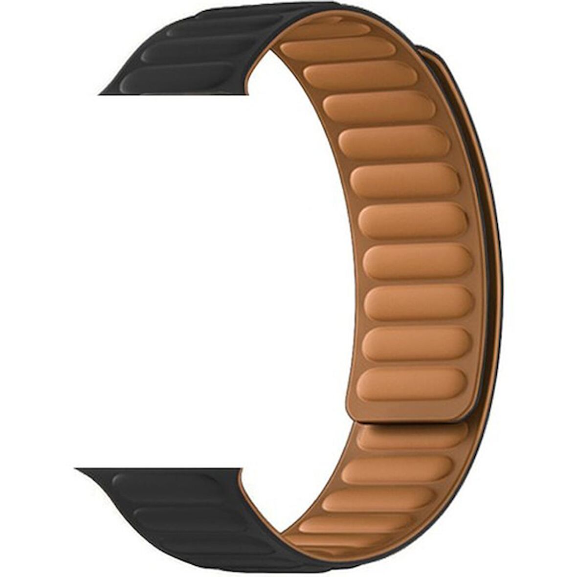 Gpack Apple Watch SE 2 2023 44mm Kordon Deri Mıknatıslı Gizli Mıknatıslı KRD 34