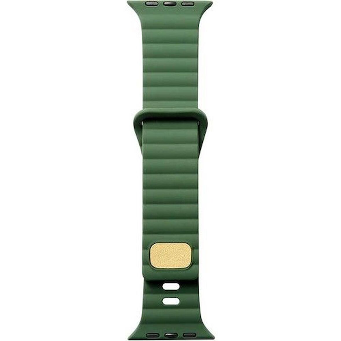 Gpack Apple Watch SE 2 2023 40mm Kordon Silikon Metal Tokalı Ayarlanabilir KRD73