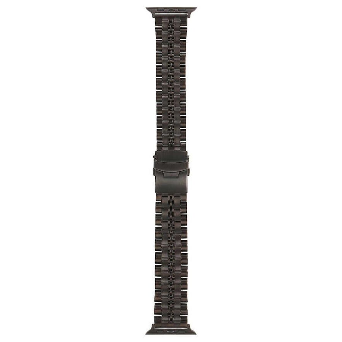 Gpack Apple Watch SE 2 2023 40mm Kordon Mat Parlak Şerit Bakla Desenli Krd54