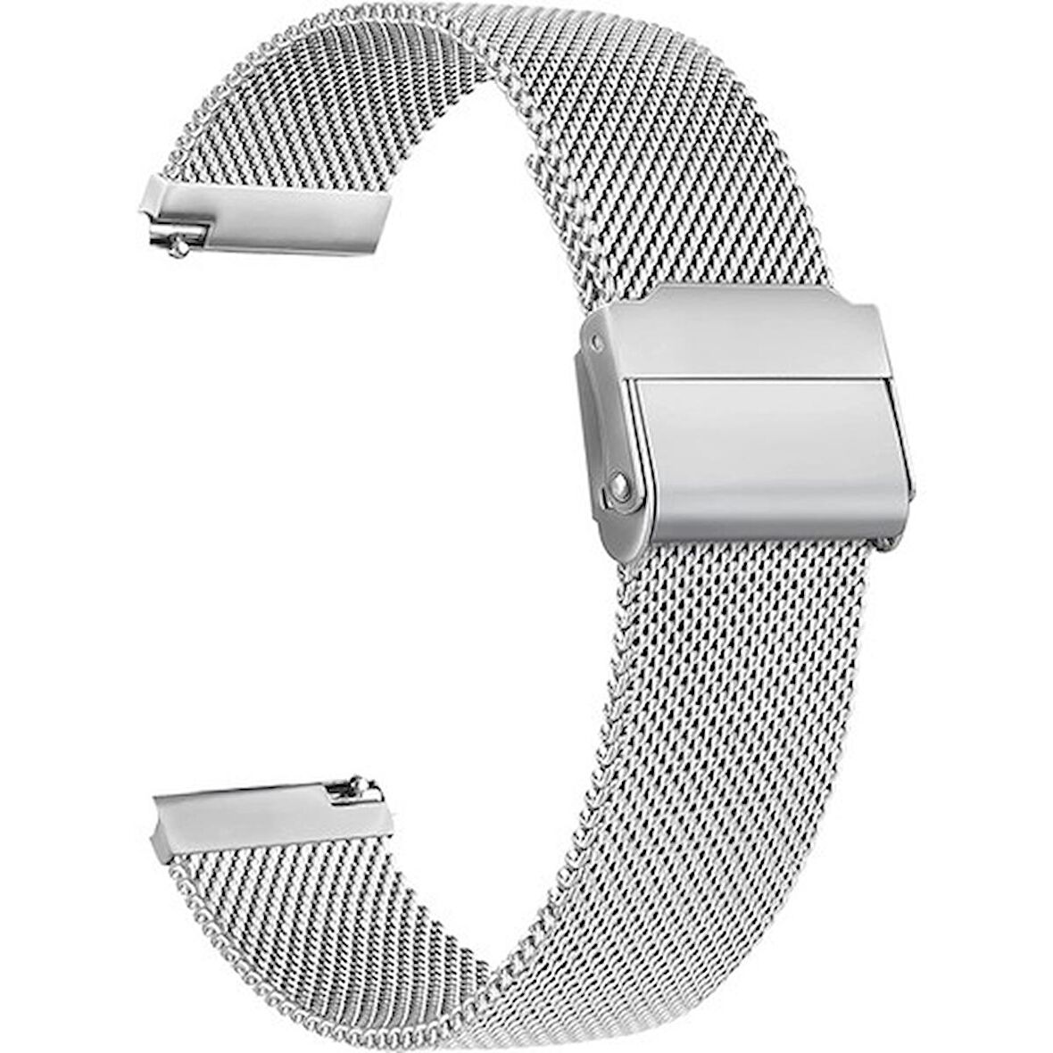 Gpack Garmin Venu 3 Kordon Çıtçıtlı Hasır Metal Örgülü KRD 45