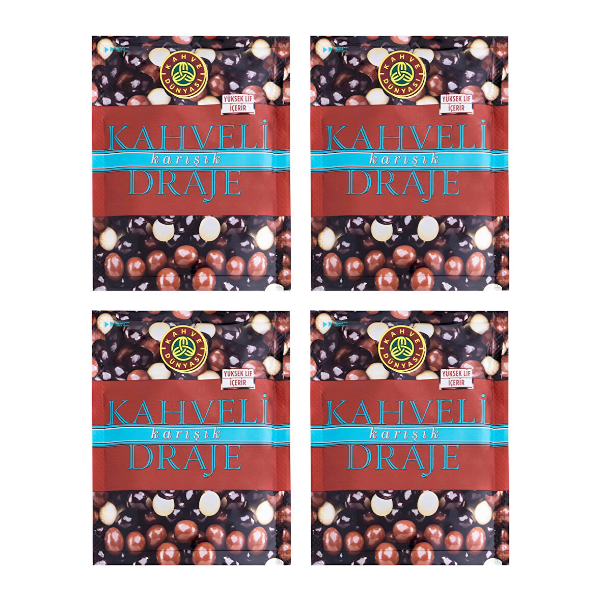 Kahve Dünyası Kahveli Sütlü Draje 60 gr x 4 Adet