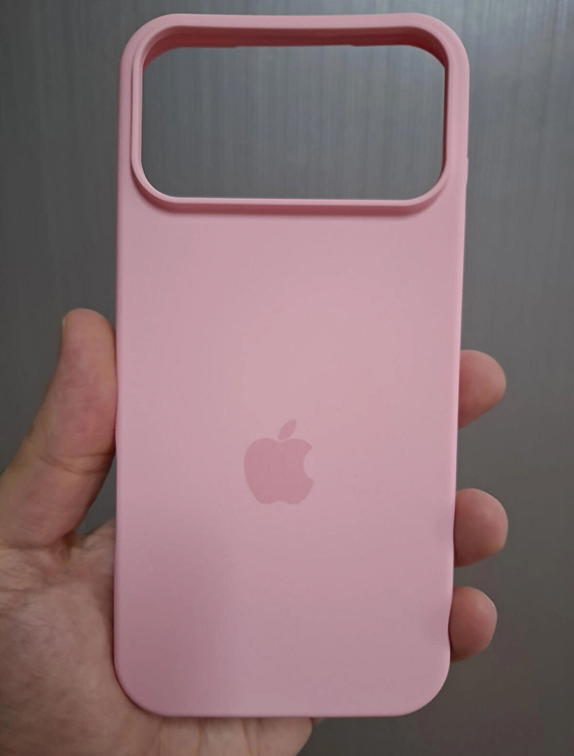 iPhone 17 PRO MAX Uyumlu Silikon İçi Kadife Logolu Lansman Kılıf