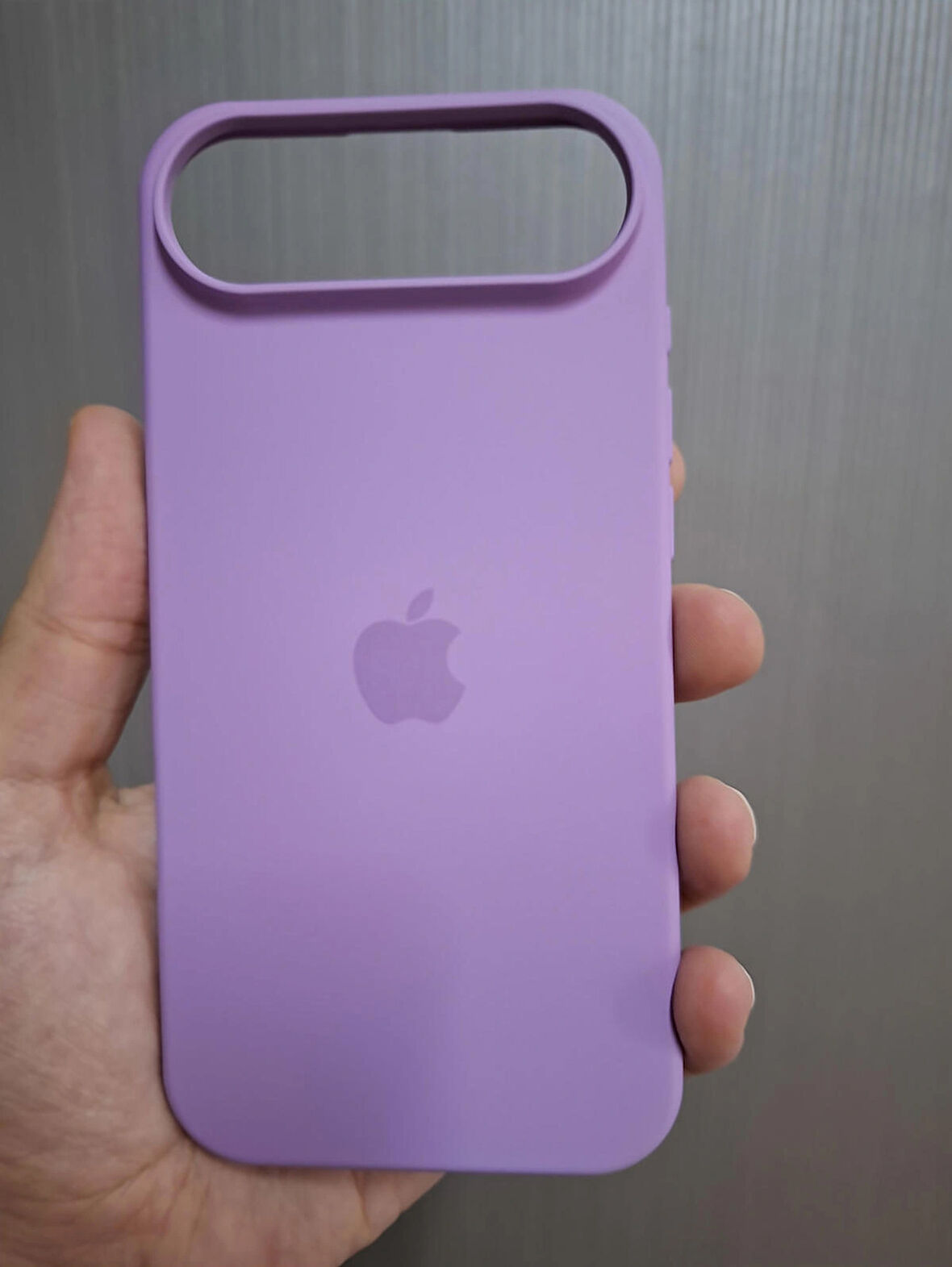 iPhone AIR Uyumlu Silikon İçi Kadife Logolu Lansman Kılıf