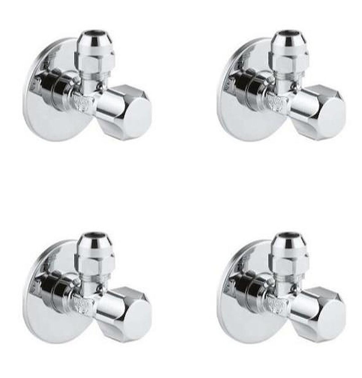 Grohe Ara Musluk 1/2 Girişli x 3/8 Çıkışlı - 22018000 (4 Adet) Paket Ürün