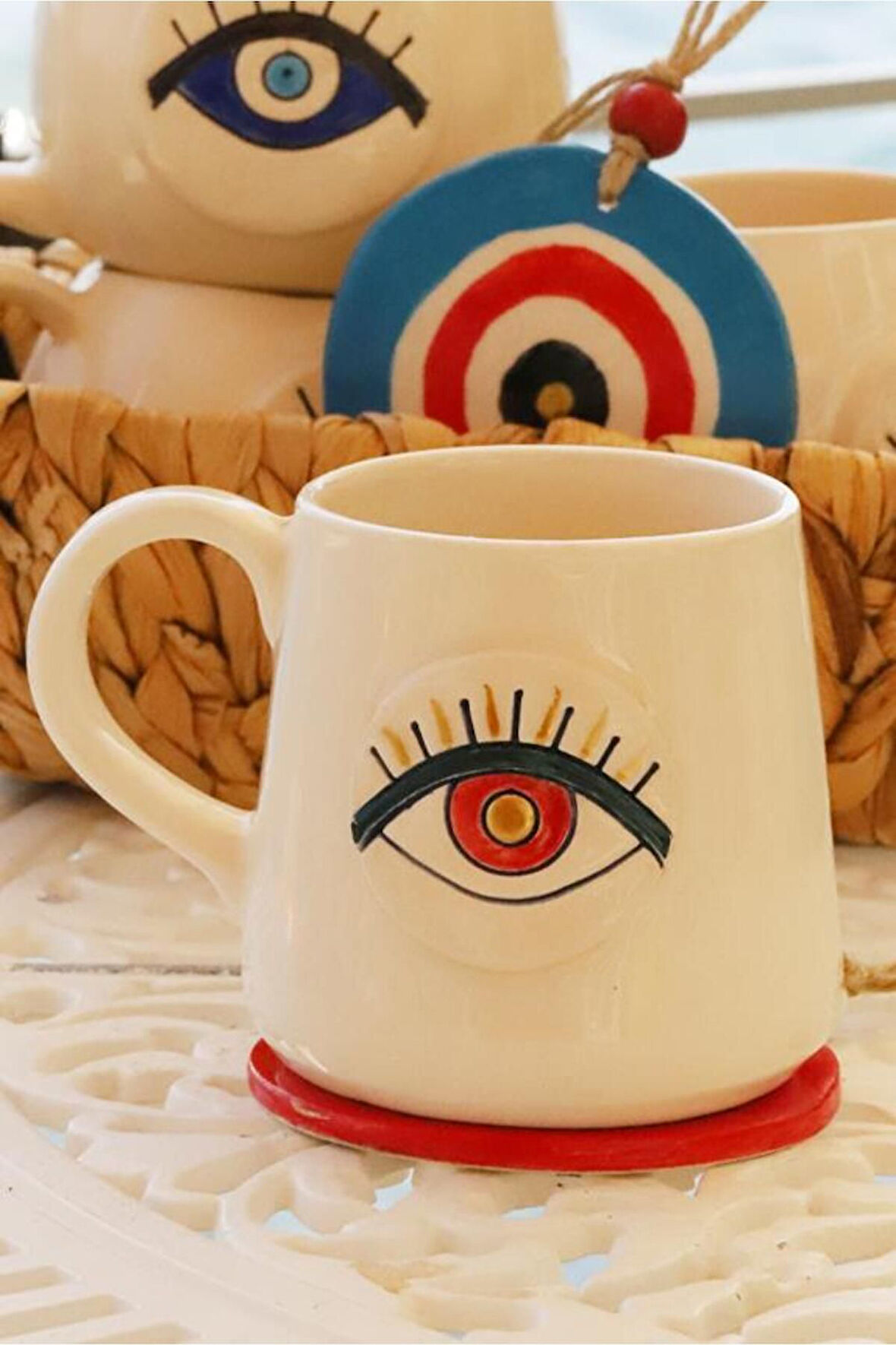 Qurem El Yapımı Handmade Kupa 350 ml