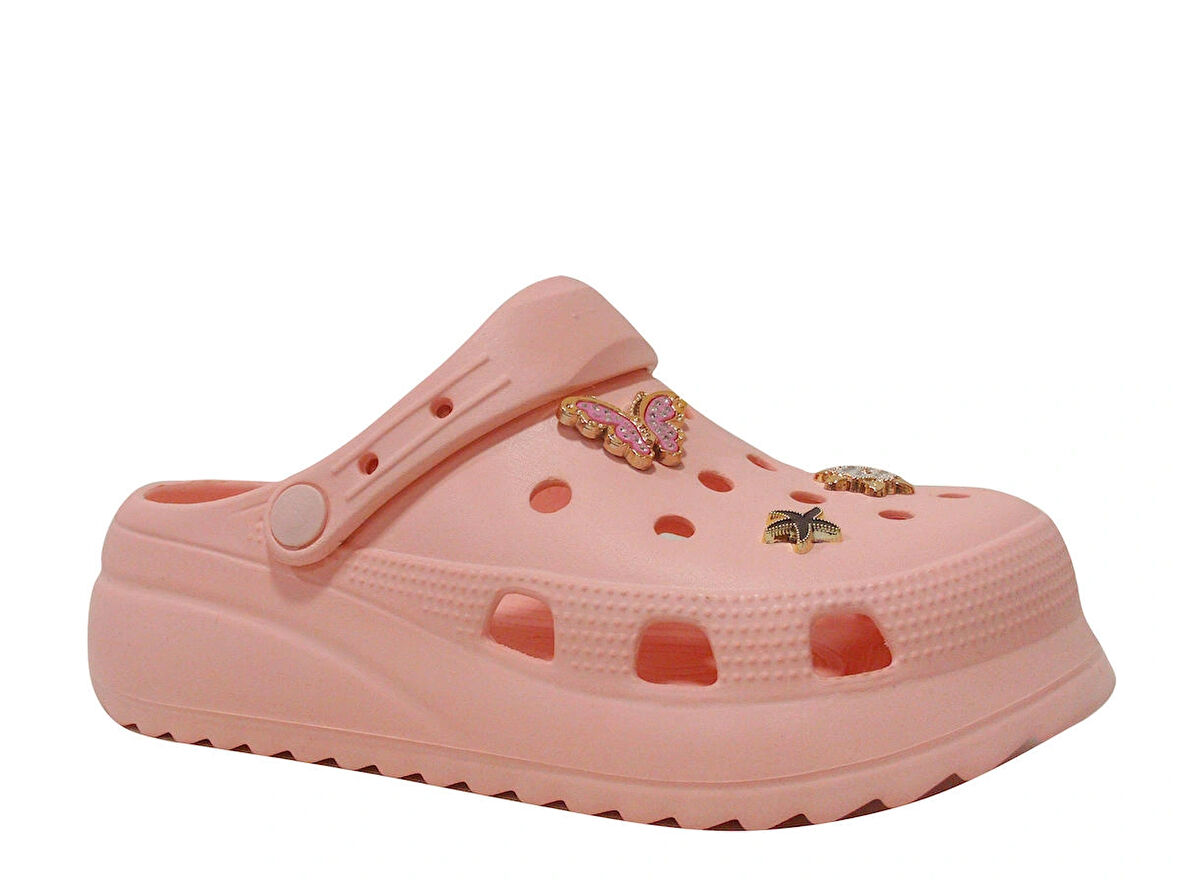 Gausstep Pudra Crosser Tokalı Yüksek Taban Comfort Anatomik Terlik