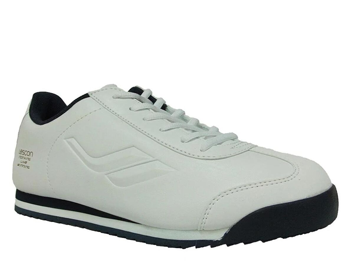 Lescon Beyaz Bağcıklı Sneakers Spor Ayakkabı