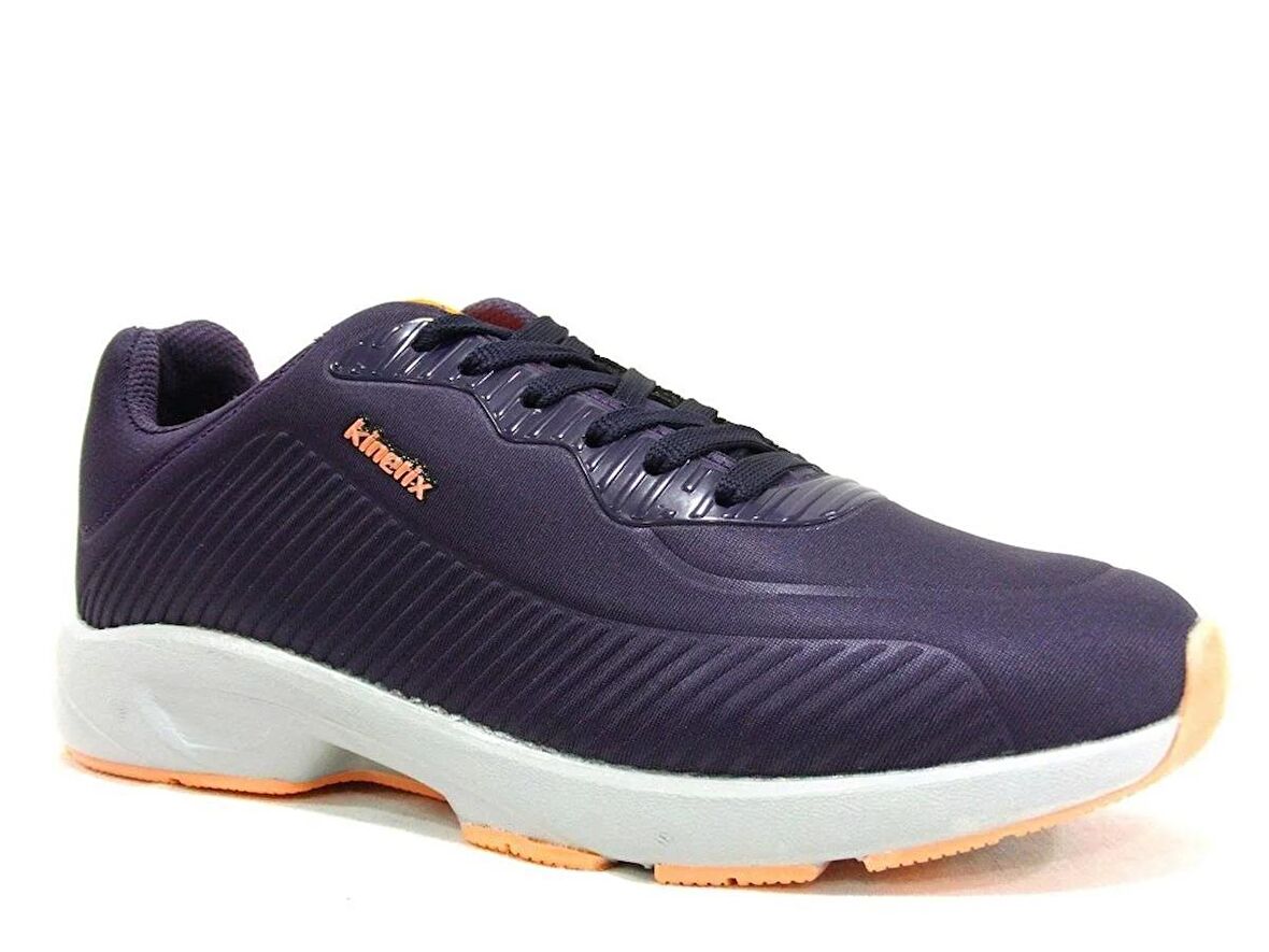 Kinetix Mürdüm Mor Turuncu Bağcıklı Spor Ayakkabı