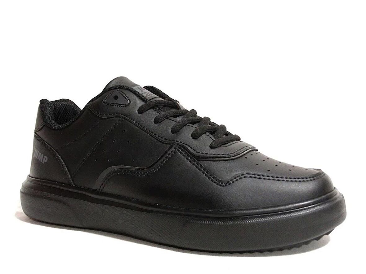 Jump Siyah Sneakers Bağcıklı Spor Ayakkabı