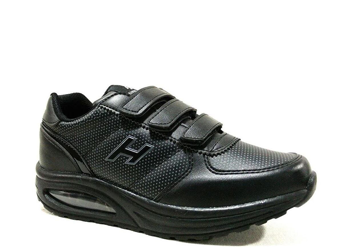 Hammer Jack Siyah Air Taban Sneakers Cırtlı Spor Ayakkabı