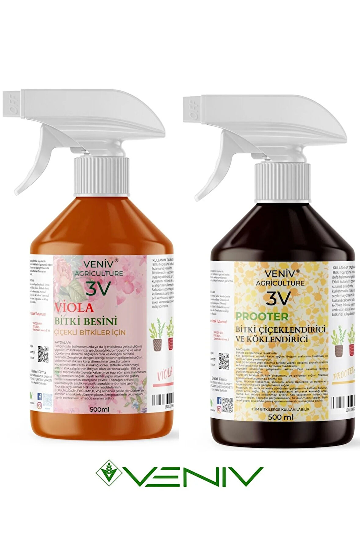 Prooter Köklendirici 500 ml Viola Çiçek Açtıran&dal Arttırıcı-tüm Bitkilerin Bitki Besin Seti 500 ml