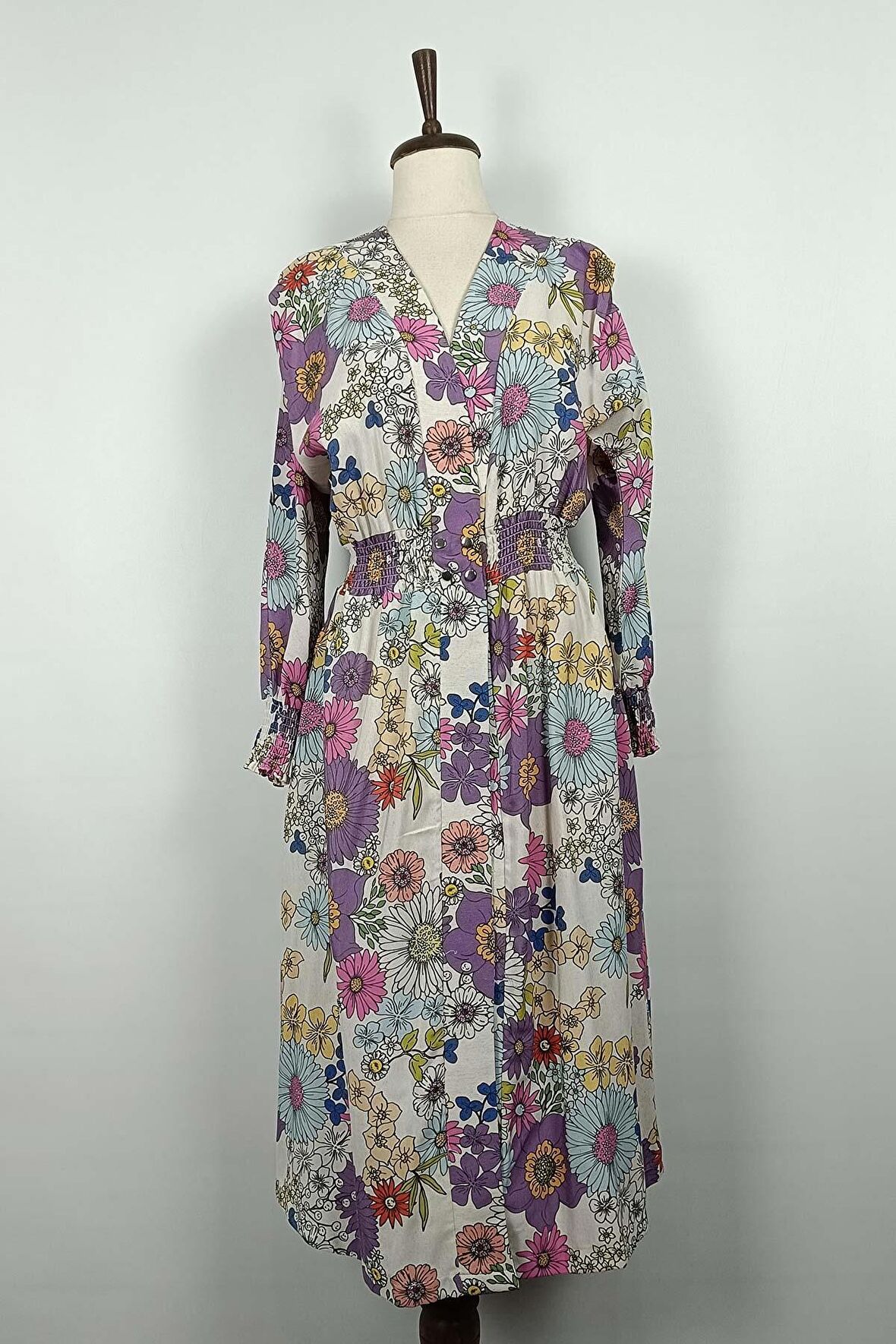 Önden Çıtlı Kap Mor K326