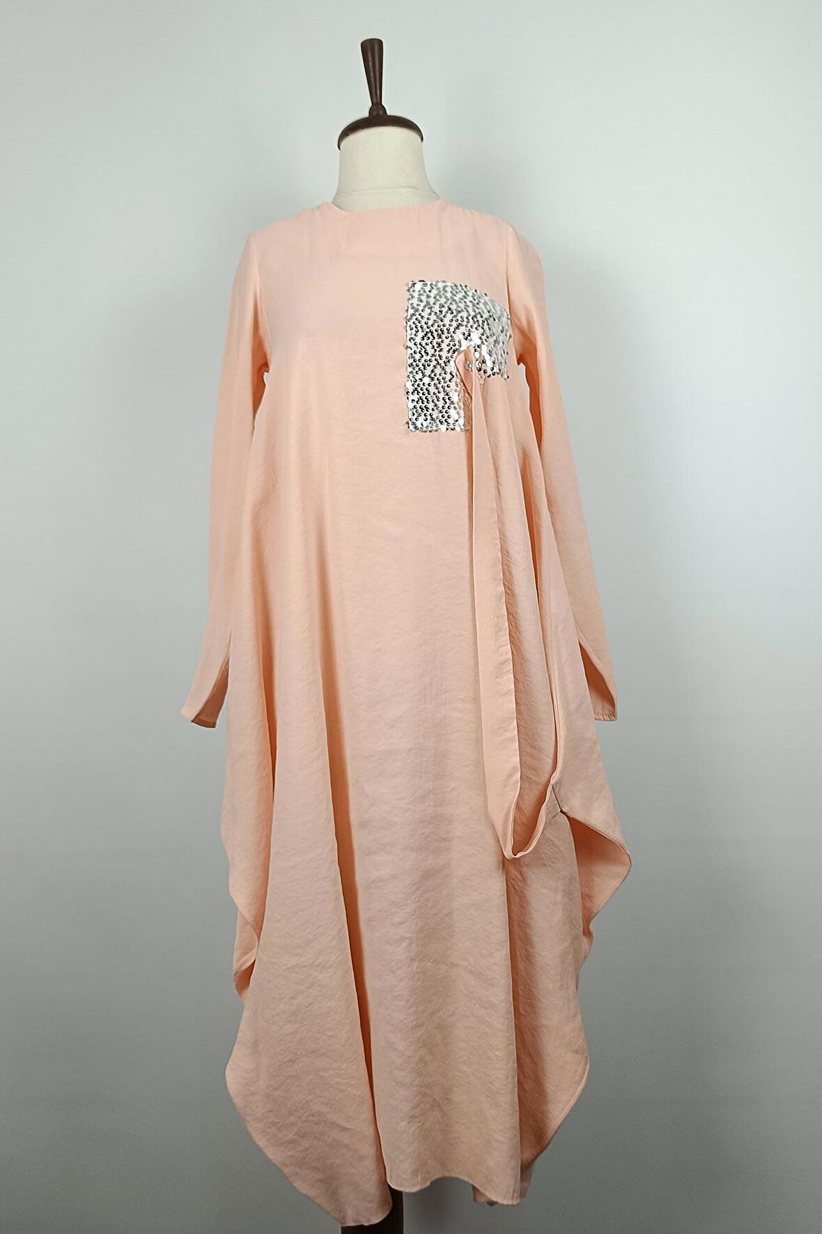 Pul Detaylı Tunik Pudra T1693