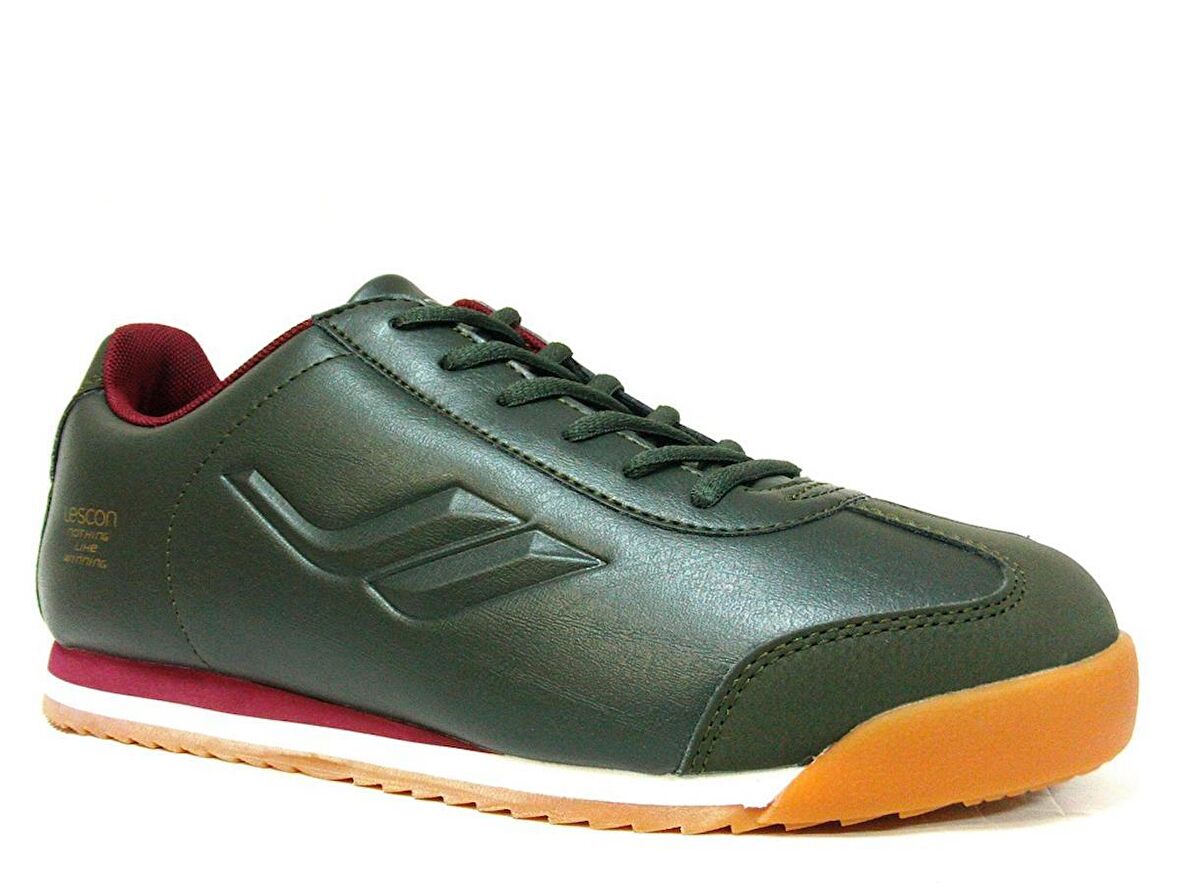 Lescon Haki Bağcıklı Sneakers Erkek Spor Ayakkabı