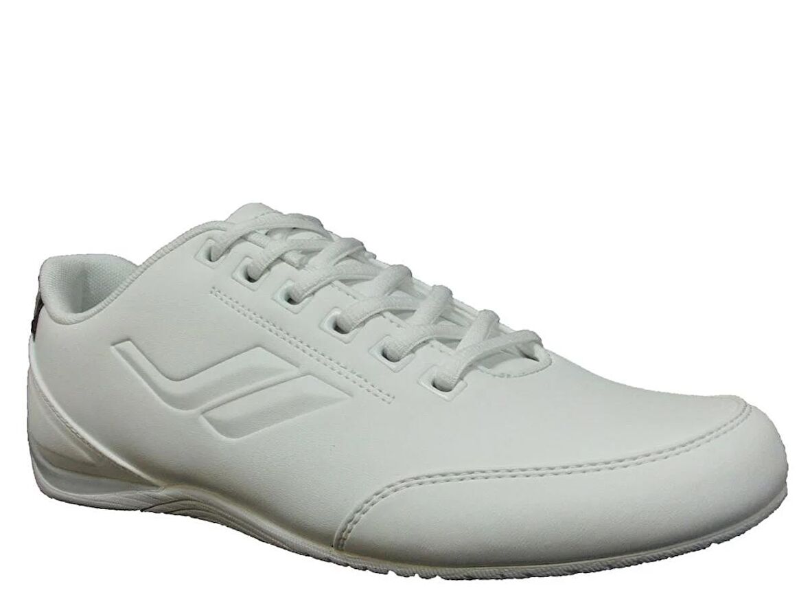 Lescon Beyaz Bağcıklı Sneakers Erkek Spor Ayakkabı