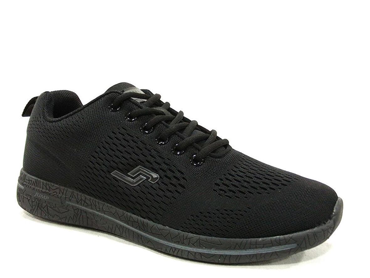 Jump Siyah Sneakers Bağcıklı Spor Ayakkabı