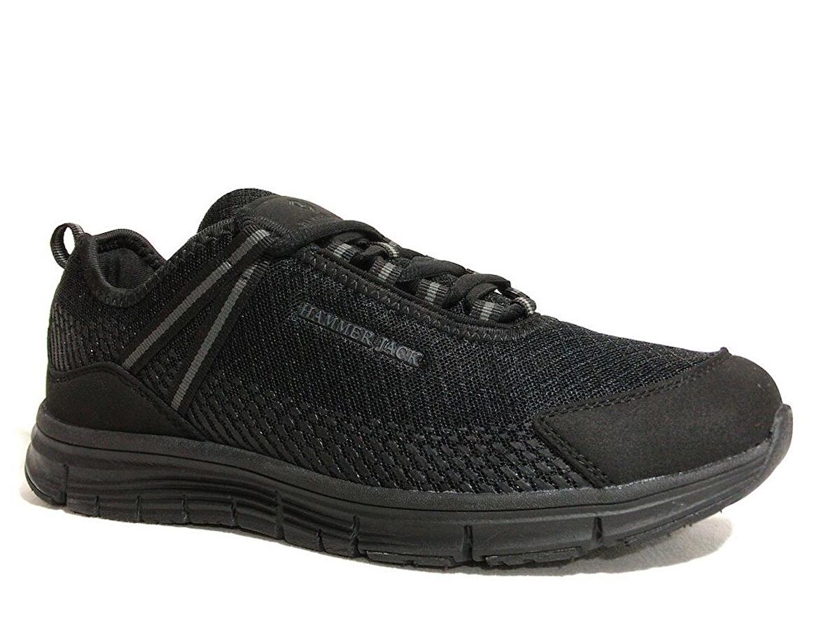 Hammer Jack Siyah Gri Bağcıklı Sneakers Spor Ayakkabı
