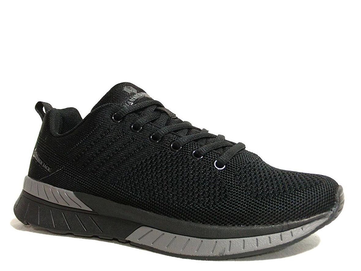 Hammer Jack Siyah Gri Bağcıklı Sneakers Spor Ayakkabı