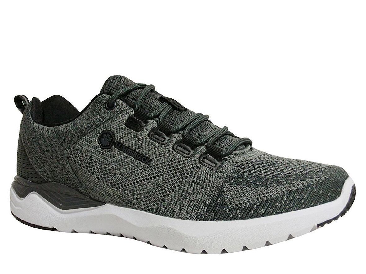 Lumberjack Gri Siyah Bağcıklı Sneakers Spor Ayakkabı