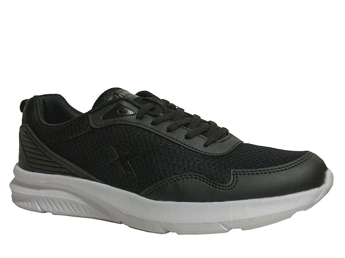 Kinetix Siyah Running Bağcıklı Spor Ayakkabı