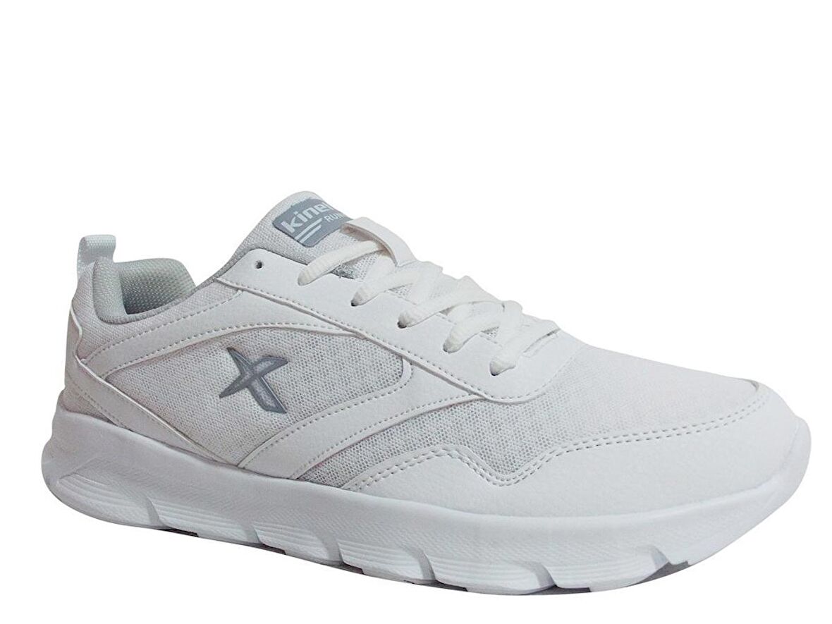 Kinetix Beyaz Bağcıklı Running Sneakers Spor Ayakkabı