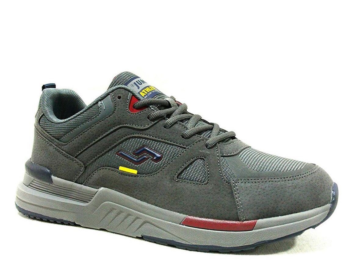 Jump Füme Gri Sneakers Bağcıklı Spor Ayakkabı