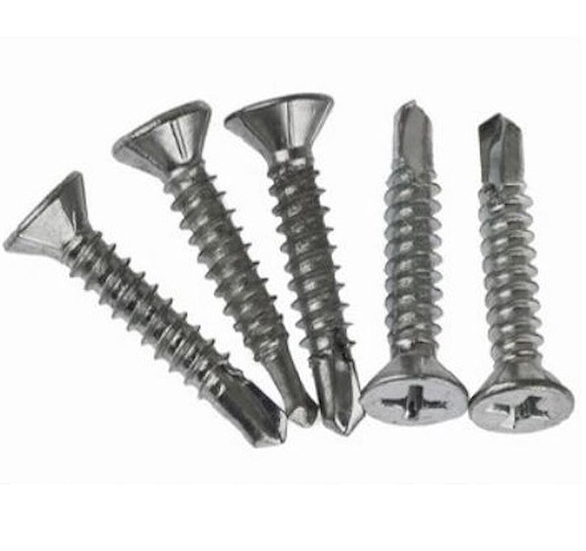 Akdeniz YHB Matkap Uç 4,8X45 Çinko 5 Paket 1250 Adet