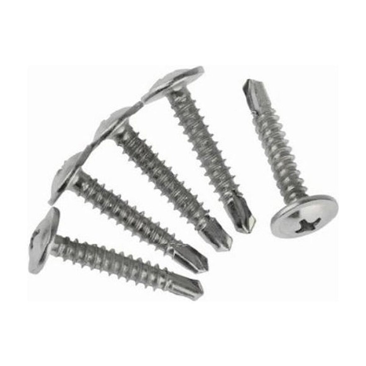 AKDENİZ Rysb Pul Baş Matkap Uçlu Vida 4,8X25 Çinko 5 Paket 2500 Adet