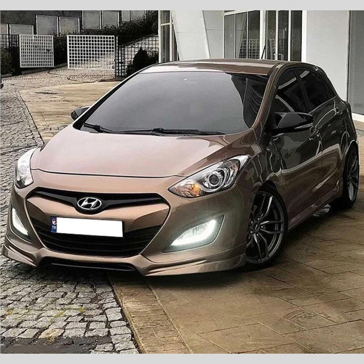 Sts Oto Aksesuar Hyundai I30 2012-2017 Batman Yarasa Ayna Kapağı Piano Black Abs Plastik